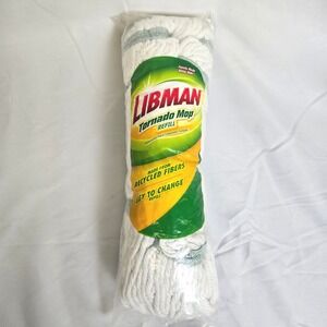 Libman Tornado Mop Refill Replacement Unscented Recycled Fibers 02031 New Sealed